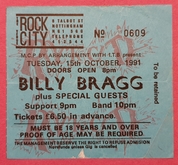 Billy Bragg / The Lorraine Bowen Experience on Oct 15, 1991 [777-small]