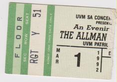 The Allman Brothers Band on Mar 1, 1992 [181-small]