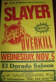 Slayer / Overkill on Nov 5, 1986 [830-small]