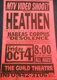 Heathen / Habeas Corpus / Desolence / Mass Addiction on Oct 4, 1991 [841-small]