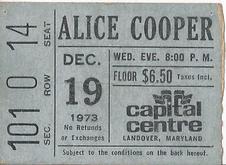 Alice Cooper  / ZZtop on Dec 19, 1973 [143-small]