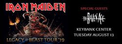 tags: Iron Maiden, The Raven Age, Buffalo, New York, United States, Advertisement, The Key Bank Center - Iron Maiden / The Raven Age on Aug 13, 2019 [736-small]