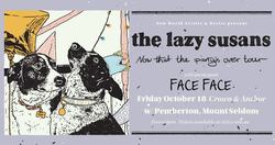 The Lazy Susans / Face Face / Pemberton / Mount Seldom on Oct 18, 2019 [989-small]