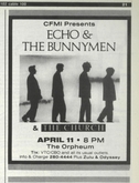 The Church / Echo & the Bunnymen on Apr 11, 1986 [212-small]
