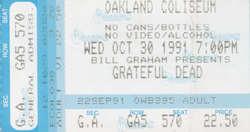 Grateful Dead on Oct 30, 1991 [603-small]