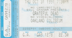 Grateful Dead on Oct 31, 1991 [605-small]