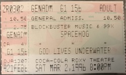 Spacehog / God Lives Underwater on Mar 2, 1996 [811-small]