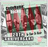 Codename: Rocky - No Time To Waste 20th Anniversary  on Oct 11, 2019 [828-small]