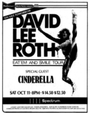 David Lee Roth / Cinderella on Oct 11, 1986 [413-small]
