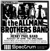 The Allman Brothers Band / Henry Paul Band on Aug 29, 1979 [420-small]