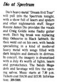 Dio / Megadeth / Savatage on Jan 12, 1988 [422-small]