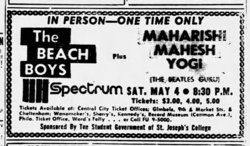 The Beach Boys / Maharishi Mahesh Yogi on May 4, 1968 [618-small]