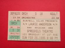 Laurie Anderson on Feb 26, 1995 [800-small]