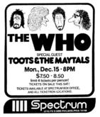 The Who / Toots & The Maytals on Dec 15, 1975 [829-small]