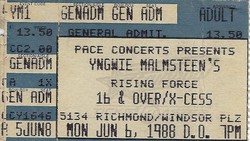 Yngwie Malmsteen's Rising Force / Lita Ford / Black 'N Blue on Jun 6, 1988 [151-small]