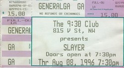 Slayer / Unsane on Aug 8, 1996 [688-small]