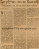 Ramones / Sepultura / Raimundos on Nov 9, 1994 [690-small]