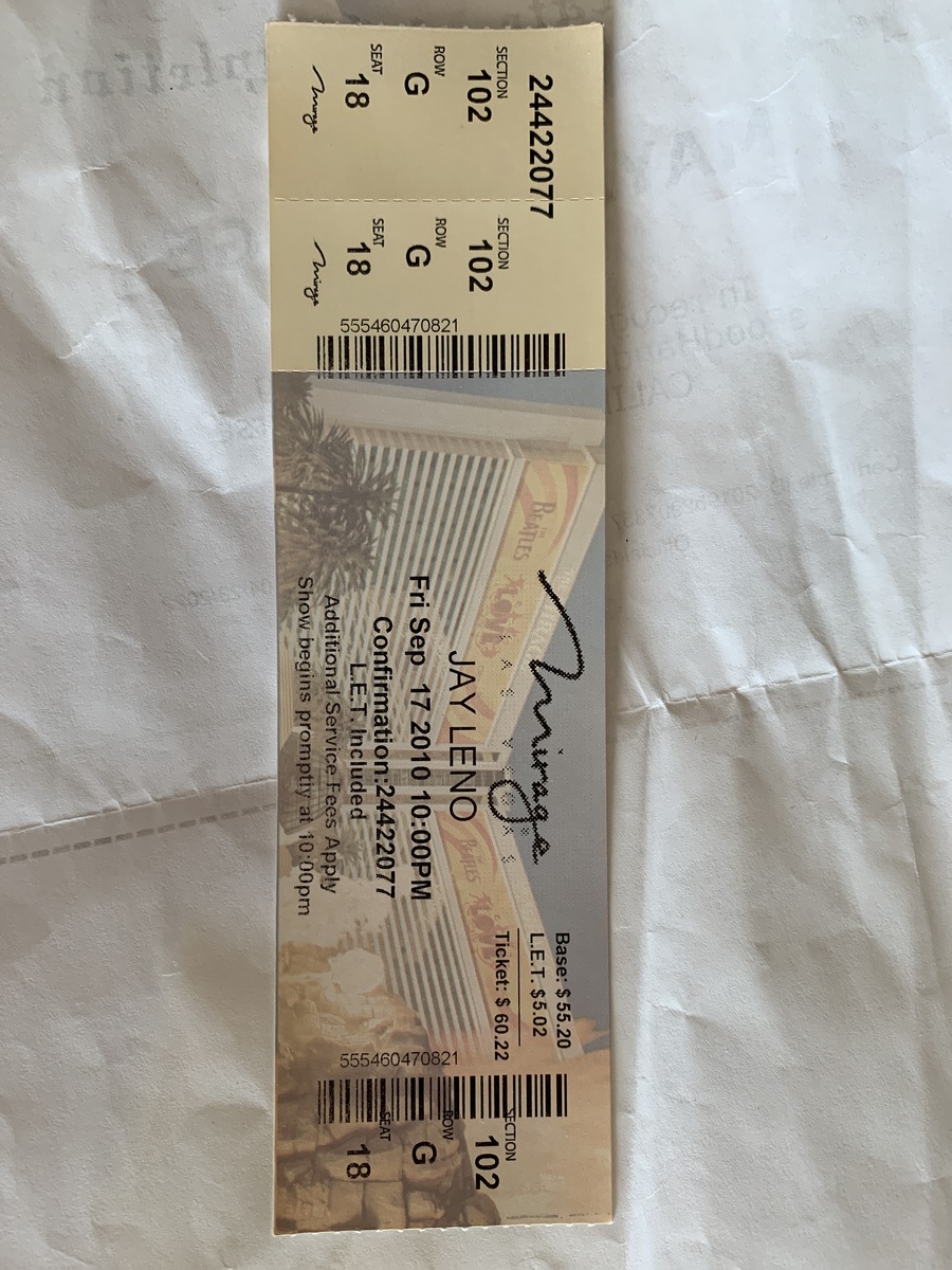 Jay Leno Concert & Tour History (Updated for 2025 2025) Concert