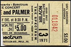 Emerson, Lake & Palmer / Yes on Nov 13, 1971 [733-small]