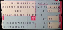 KISS / The Rockets on Jan 30, 1978 [882-small]