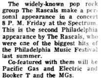 The Rascals / Pacific, Gas & Electric / Booker T and the MG's on Apr 25, 1969 [918-small]