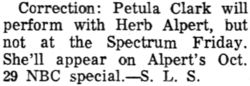 Herb Alpert & The Tijuana Brass / O.C. Smith on Oct 24, 1969 [747-small]