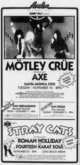 Motley Crue  / Axe on Nov 16, 1983 [501-small]