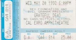 Grateful Dead / The Heiroglyphics Ensemble on May 20, 1992 [350-small]