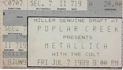 Metallica / The Cult on Jul 7, 1989 [358-small]