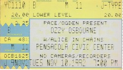 Ozzy Osbourne / Alice In Chains / Sepultura on Nov 10, 1992 [361-small]