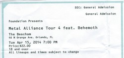 Behemoth / Goatwhore / 1349 / Inquisition / Black Crown Initiate on Apr 15, 2014 [449-small]