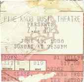 Z Z Top / Joe Jackson on Jun 15, 1986 [611-small]