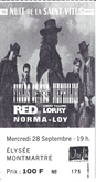 Fields of the Nephilim / Red Lorry Yellow Lorry / Norma-Loy on Sep 28, 1988 [650-small]