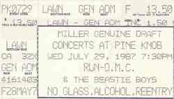 Run DMC / The Beastie Boys on Jul 29, 1987 [745-small]