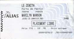 Marilyn Manson on Jan 25, 2001 [796-small]