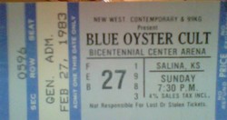Blue Oyster Cult / Blotto on Feb 27, 1983 [976-small]