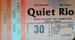 Quiet Riot / Whitesnake on Oct 30, 1984 [988-small]