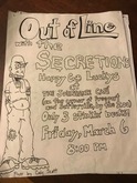 Secretions / Happy Go Luckys / Out of Line on Mar 6, 1998 [013-small]