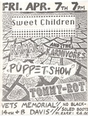 Sweet Children / Kamala And The Karnivores / Puppet Show / Tommy-Rot on Apr 7, 1989 [189-small]