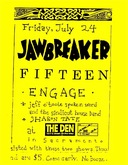 Jawbreaker / Fifteen / Engage / Sharon Tate on Jul 24, 1992 [309-small]