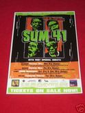 Sum 41 / New Found Glory / For Amusement Only on Aug 6, 2003 [356-small]