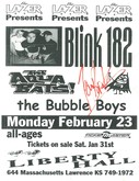 Blink 182 / The Bubble Boys / The Aquabats / Mr. T Experience on Feb 23, 1998 [395-small]