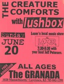 Creature Comforts / Lushbox on Jun 20, 1999 [403-small]