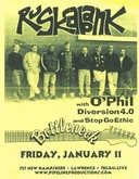Ruskabank / O'Phil / Diversion 4.0 / Stop Go Ethic on Jan 11, 2002 [519-small]