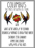 Columbus / By Eleanor / Deadheat / What We're Worth / Romance Is Dead / True North on Jan 25, 2014 [867-small]