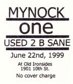 Mynock / One / Used2BSane on Jun 22, 1999 [025-small]