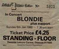 Blondie / Matchbox on Jan 6, 1980 [348-small]