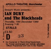 Ian Dury & The Blockheads on Dec 18, 1980 [350-small]