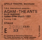 Adam And The Ants / Altered Images on Mar 29, 1981 [352-small]