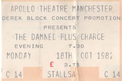 The Damned / Charge on Oct 18, 1982 [364-small]